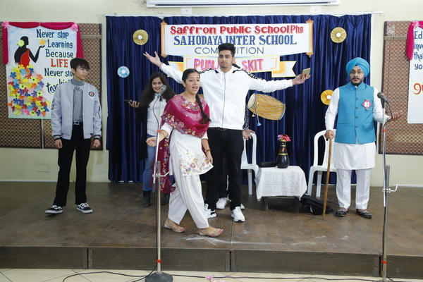 Sahodaya Inter School Punjabi Skit Competition At Saffron